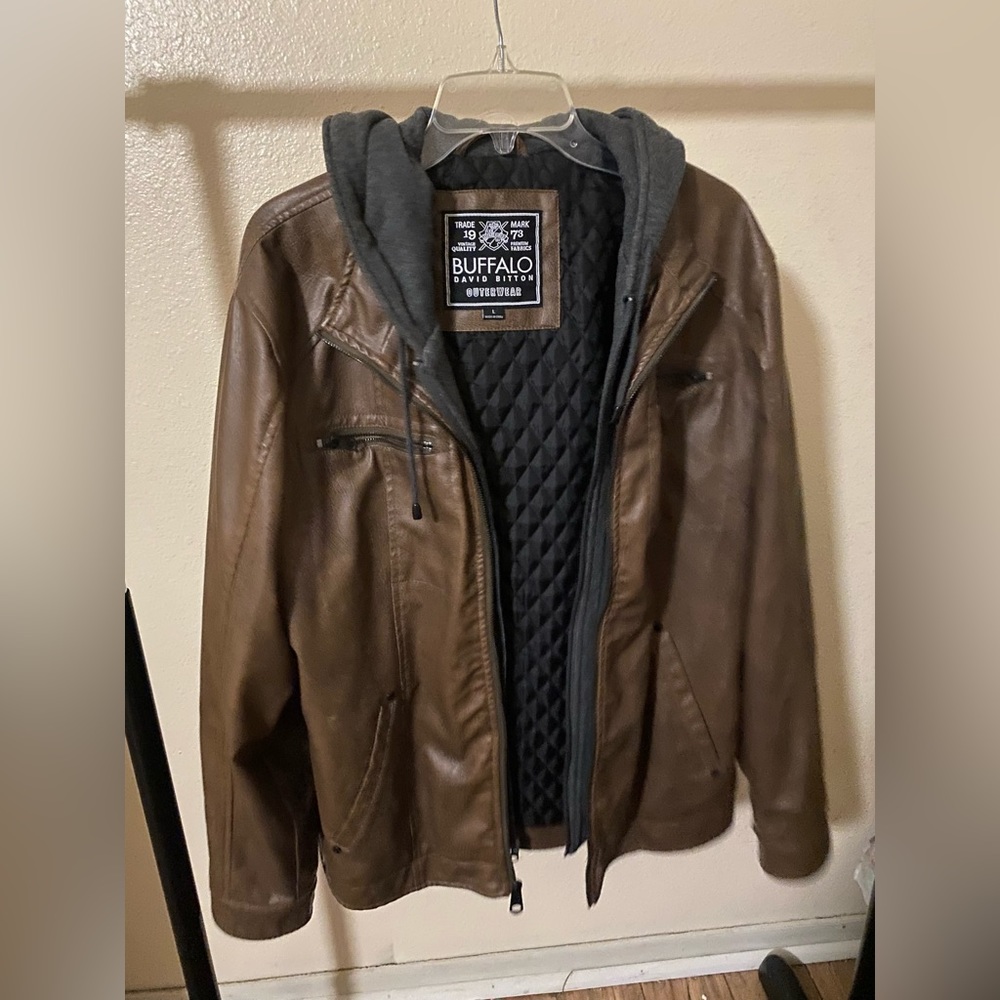 Buffalo David Bitton outwear leather jacket